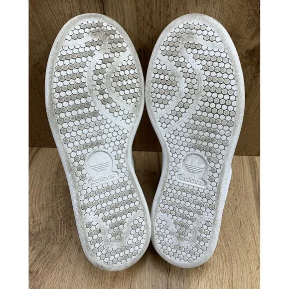 adidas Stan Smith Cloud White Bold Pink Low Top Sneaker Shoes FX7522 (GS) Size 6 - Picture 10 of 12